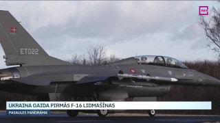 Ukraina gaida pirmās F-16 lidmašīnas