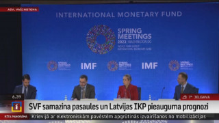 Starptautiskais Valūtas fonds samazina pasaules un Latvijas IKP pieauguma prognozi