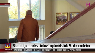 Skolotāju streiks Lietuvā apturēts līdz 5. decembrim