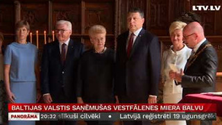 Baltijas valstis saņēmušas Vestfālenes miera balvu