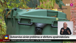 Autoservisos aizvien problēmas ar atkritumu apsaimniekošanu