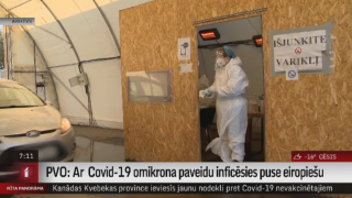 PVO: Ar  Covid-19 omikrona paveidu inficēsies puse eiropiešu