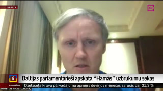 Baltijas parlamentārieši apskata "Hamās" uzbrukumu sekas