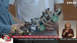 Preiļos notiek Latgalē lielākais robotikas čempionāts