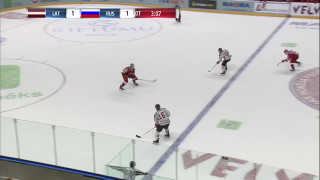 "Euro Hockey Challenge". Latvija - Krievija. 2.spēle