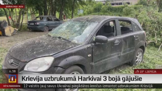Krievijas uzbrukumā Harkivai 3 bojāgājušie