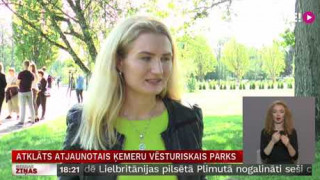 Atklāts atjaunotais Ķemeru vēsturiskais parks