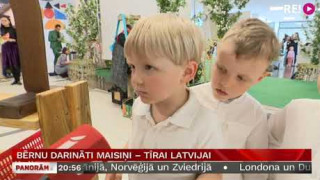 Bērnu darināti maisiņi – tīrai Latvijai