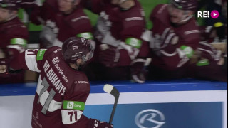 Pārbaudes spēles hokejā Latvija-Kazahstāna epizodes