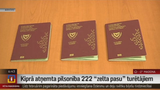 Kipra atņemta pilsonība 222 "zelta pasu" turētājiem