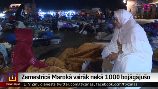 Zemestrīcē Marokā vairāk nekā 1000 bojāgājušo