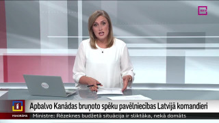 Apbalvo Kanādas bruņoto spēku pavēlniecības Latvijā komandieri