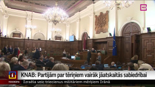 KNAB: Partijām par tēriņiem vairāk jāatskaitās sabiedrībai