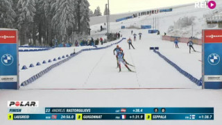 Andrejs Rastorgujevs distances finišā