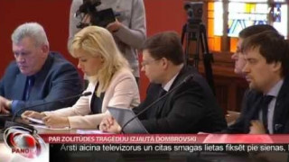 Par Zolitūdes traģēdiju izjautā Dombrovski