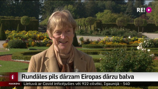 Rundāles pils dārzam Eiropas dārzu balva