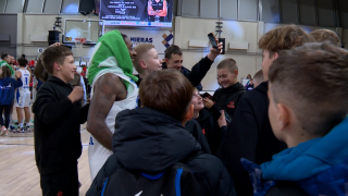 Latvijas - Igaunijas basketbola līgas spēlē BK "Ogre" pārliecinoši uzvar "Valmieru"