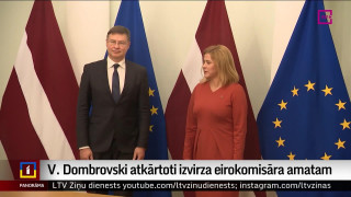 Dombrovski atkārtoti izvirza eirokomisāra amatam