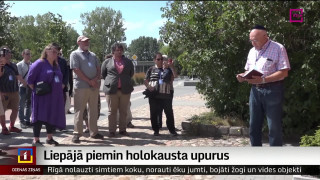 Liepājā piemin holokausta upurus