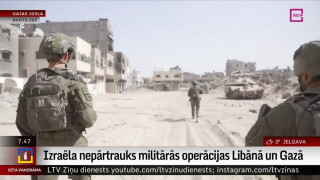 Izraēla nepārtrauks militārās operācijas Libānā un Gazā