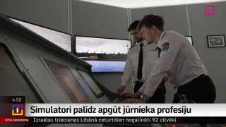 Simulatori palīdz apgūt jūrnieka profesiju