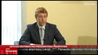 Lietuvas vēstnieks Latvijā par prezidentūras prioritātēm