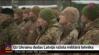 Uz Ukrainu dodas Latvijā ražota militārā tehnika