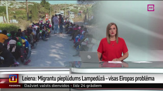 Leiena: Migrantu pieplūdums Lampedūzā – visas Eiropas problēma