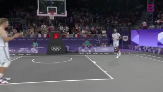 2024. gada Parīzes Olimpiskās spēles. 3x3 basketbols vīriešiem. ASV - Polija