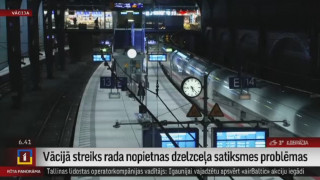 Vācijā streiks rada nopietnas dzelzceļa satiksmes problēmas