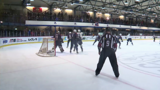 Latvijas hokeja Virslīgas ceturtajā finālspēlē HK "Zemgale/LLU" pārspēj HK "Mogo/LSPA"