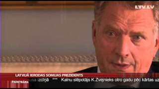 Latvijā ierodas Somijas prezidents