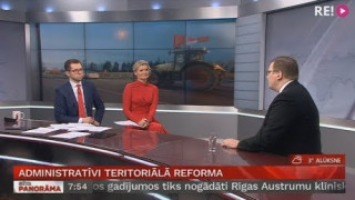 Intervija ar VARAM ministru Juri Pūci par administratīvi teritoriālo reformu