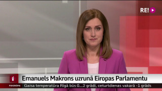 Emanuels Makrons uzrunā Eiropas Parlamentu