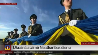 Ukrainā atzīmē Neatkarības dienu