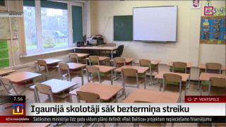 Igaunijā skolotāji sāk sāk beztermiņa streiku