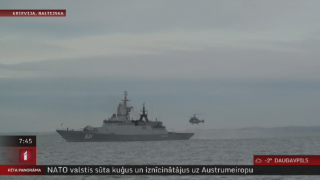 Krievija Baltijas jūrā rīko militāras mācības