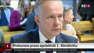 Prokurore prasa apcietināt I. Rimšēviču