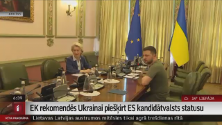 EK rekomendēs Ukraina piešķirt ES kandidātvalsts statusu