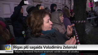 Rīgas pilī sagaida Volodimiru Zelenski