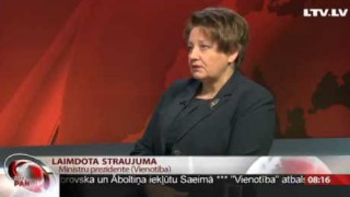 Intervija ar premjerministri Laimdotu Straujumu