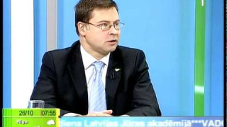 Dombrovskis: Mēs esam pārāk ilgi nodarbojušies ar partiju spēlēm