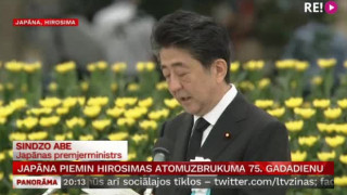 Japāna piemin Hirosimas atomuzbrukuma 75. gadadienu