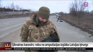 Ukrainas karavīrs: roku no amputācijas izglāba Latvijas ķirurgs