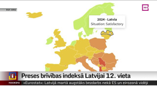 Preses brīvības indeksā Latvijai 12. vieta