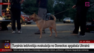 Turpinās iedzīvotāju evakuācija no Doneckas apgabala Ukrainā