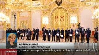 Latvijas vēstniece iesniedz akreditācijas rakstu Putinam