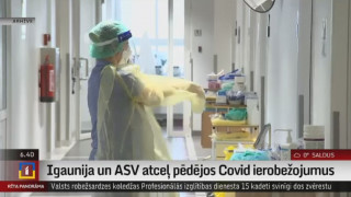 Igaunija un ASV atceļ pēdējos Covid-19 ierobežojumus