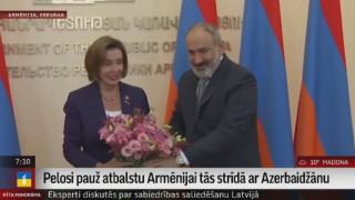 Pelosi pauž atbalstu Armēnijai tās strīdā ar Azerbaidžānu