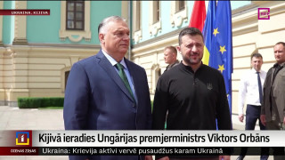 Kijivā ieradies Ungārijas premjerministrs Viktors Orbāns